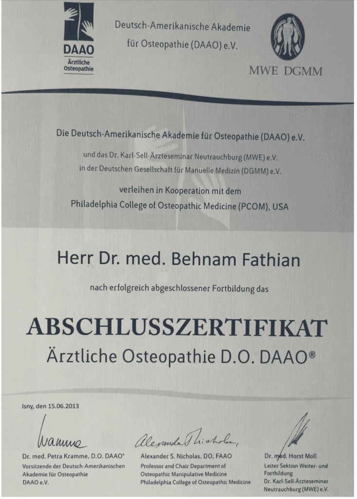 Deutsch-Amerikanische Akademie für Osteopathie (DAAO)